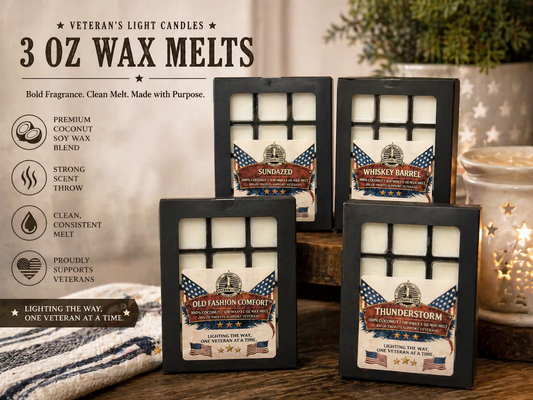 Veteran’s Light Candles 3 oz Wax Melts