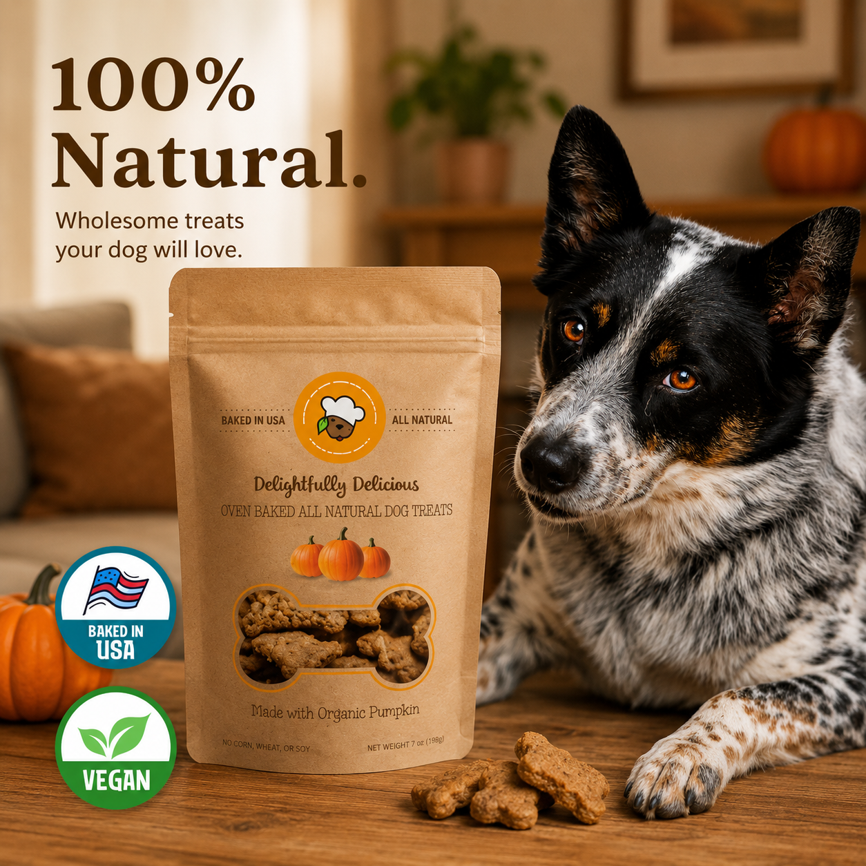 Handcrafted All Natural Dog Treats